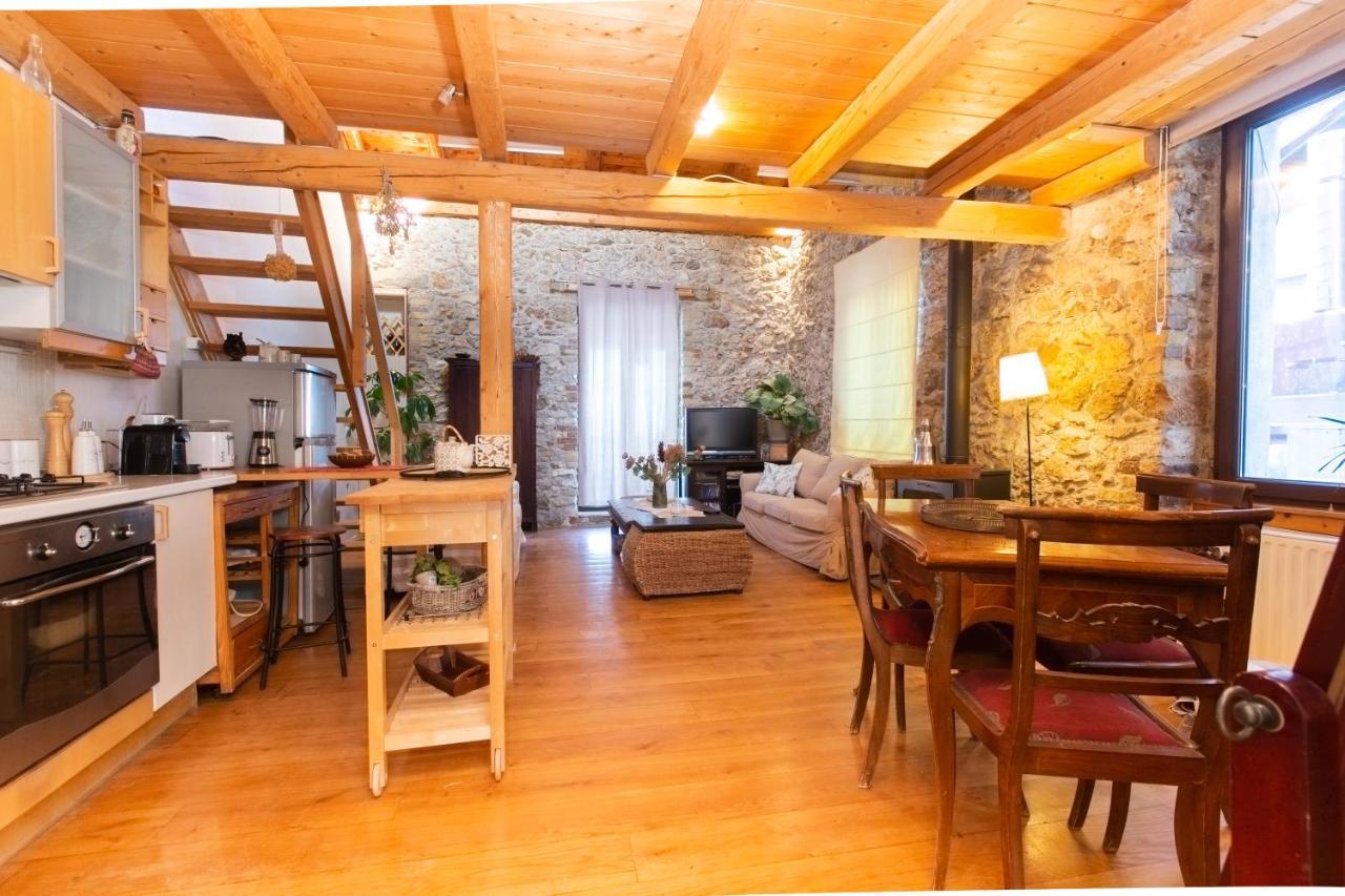 Seaview Stone Apartment In Ipsos Beach Zewnętrze zdjęcie